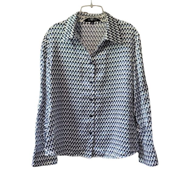 Geometric pattern blouse  - Picture 1 of 6